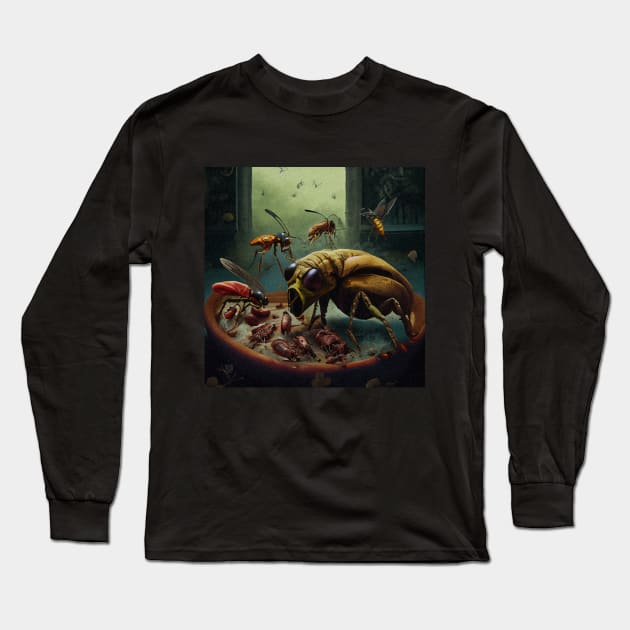 Naked Lunch Long Sleeve T-Shirt by SilentSpace